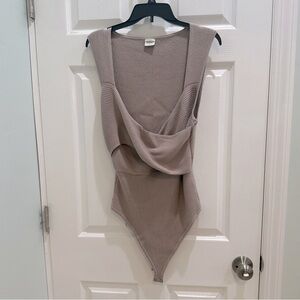 Abercrombie & Fitch women’s XL sleeveless sweater thong bodysuit